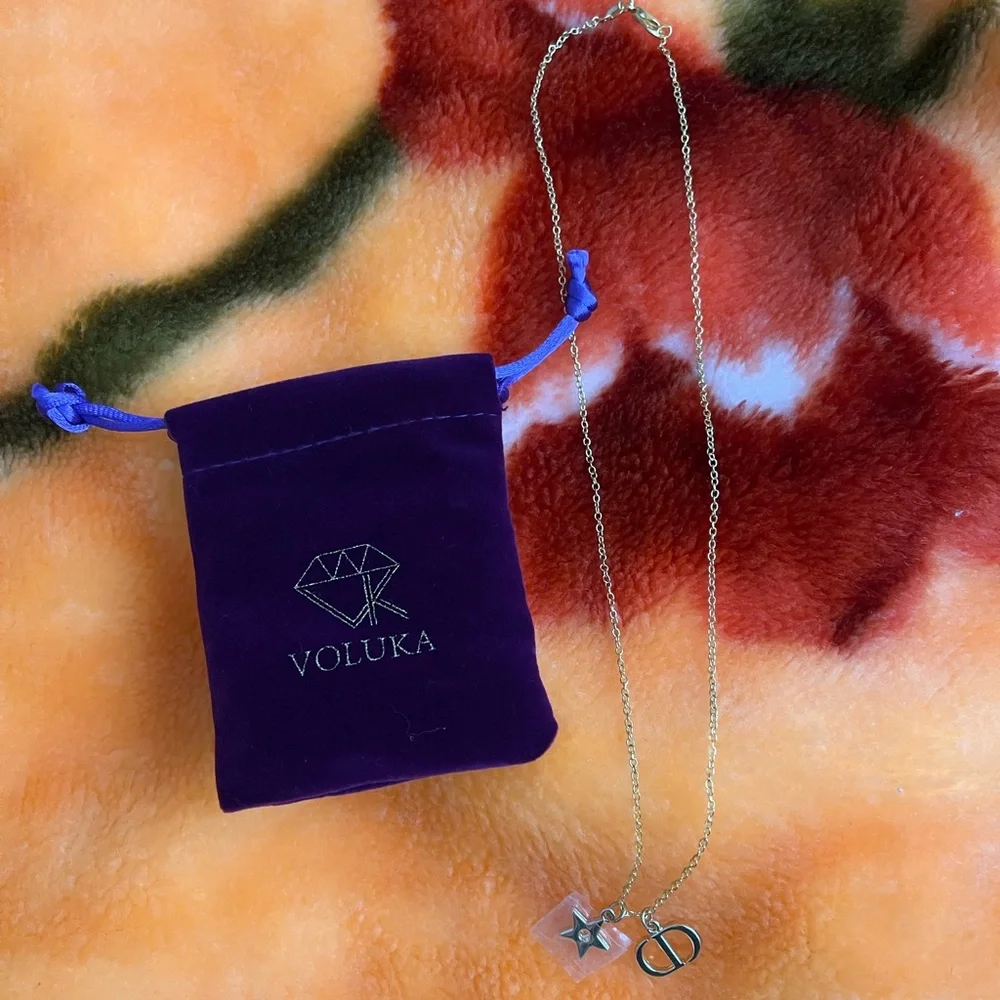 Dior Beauty Gold Chain Star Necklace - *Upcycled/Reworked*